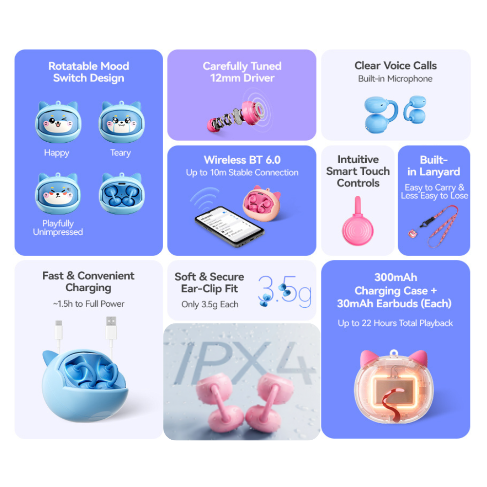 Blackview AirBuds K1: Auricolari wireless per bambini - immagine 13