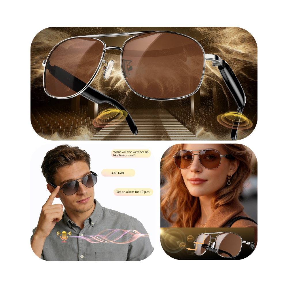 Blackview D1 Pro: Occhiali Smart UV con suono stereo - immagine 2