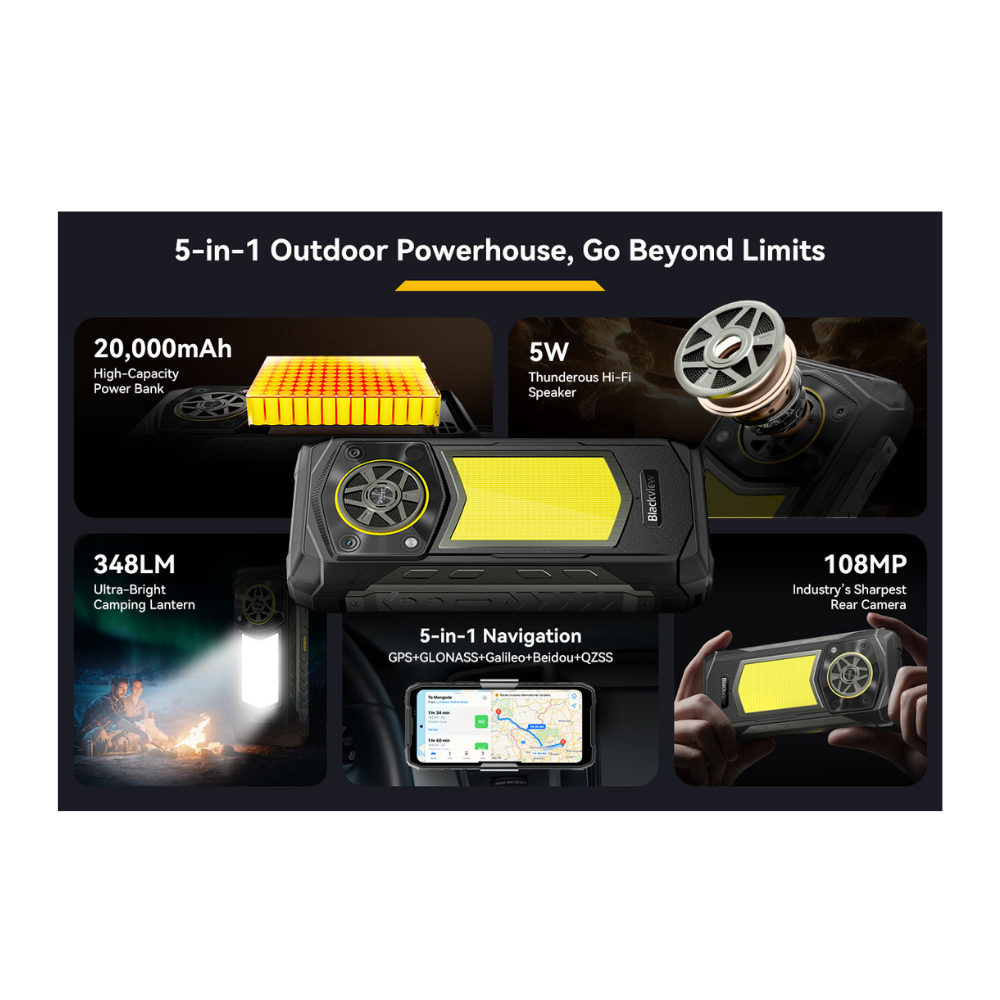 Blackview ROCK 5 | Torcia potente e grande batteria - immagine 7