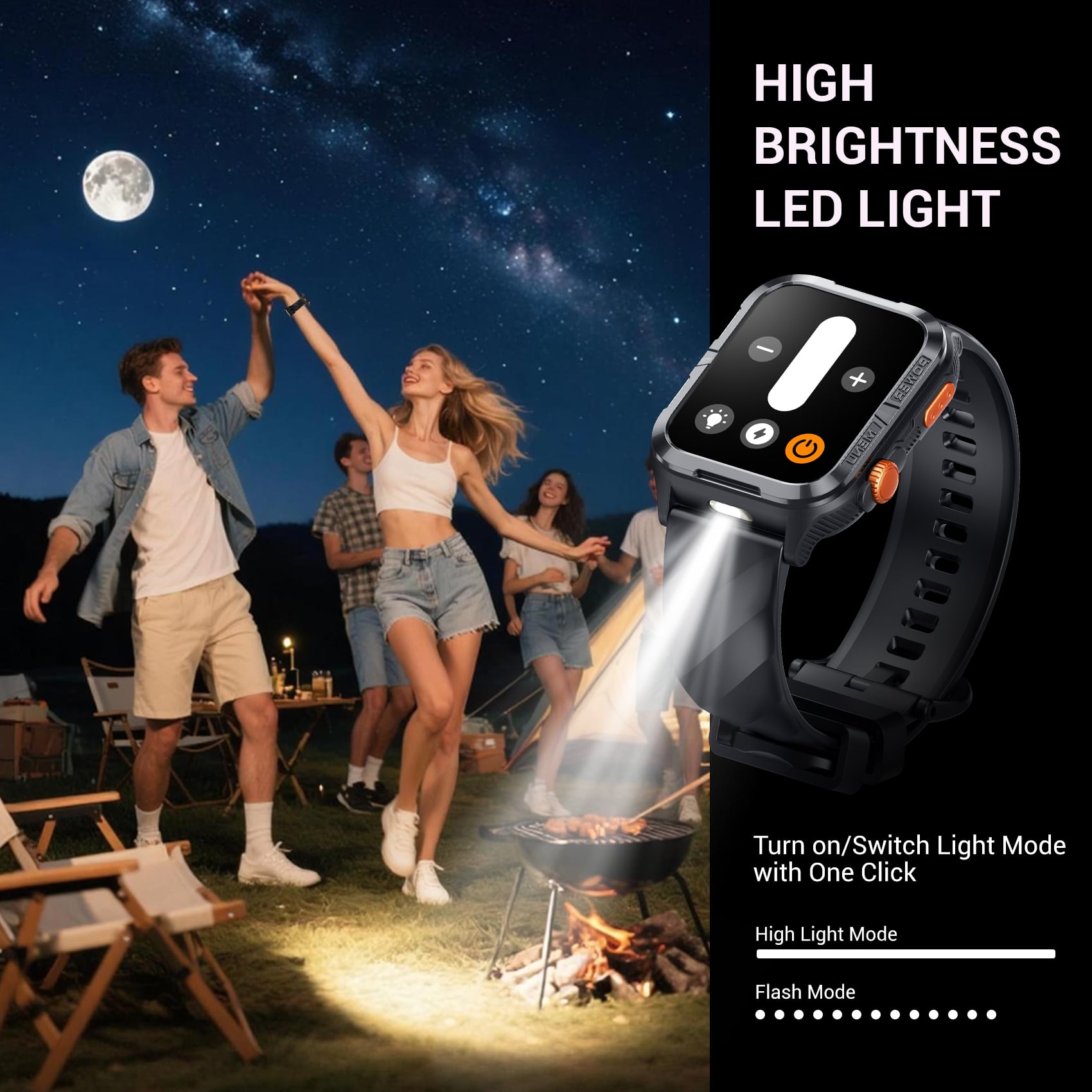 Blackview W10 Pro - Smartwatch con torcia a LED - immagine 3
