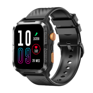 Blackview W10 Pro - Smartwatch con torcia a LED - Nero