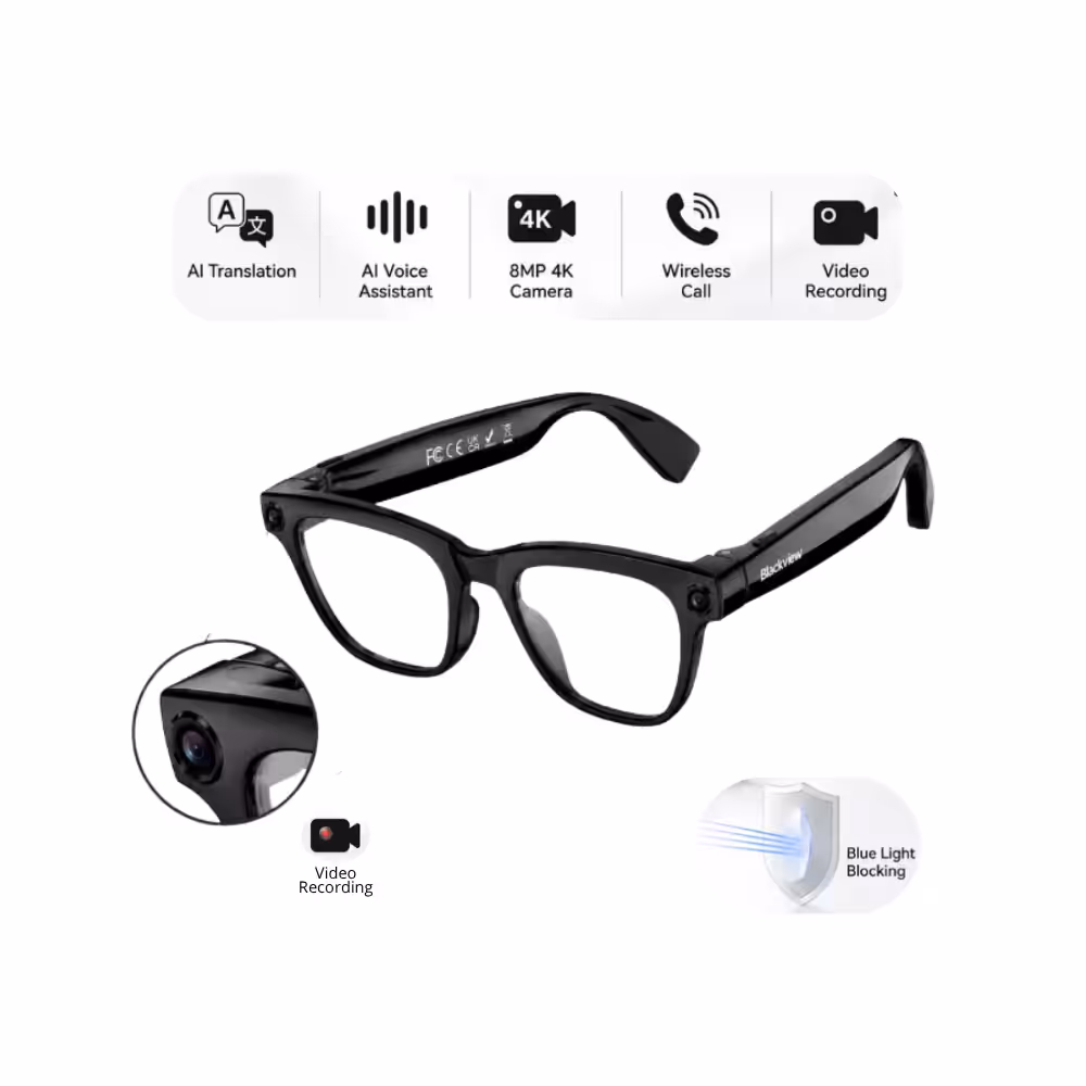 Occhiali Blackview BV300: IP54 e tradução em tempo real com IA inteligente - immagine 5