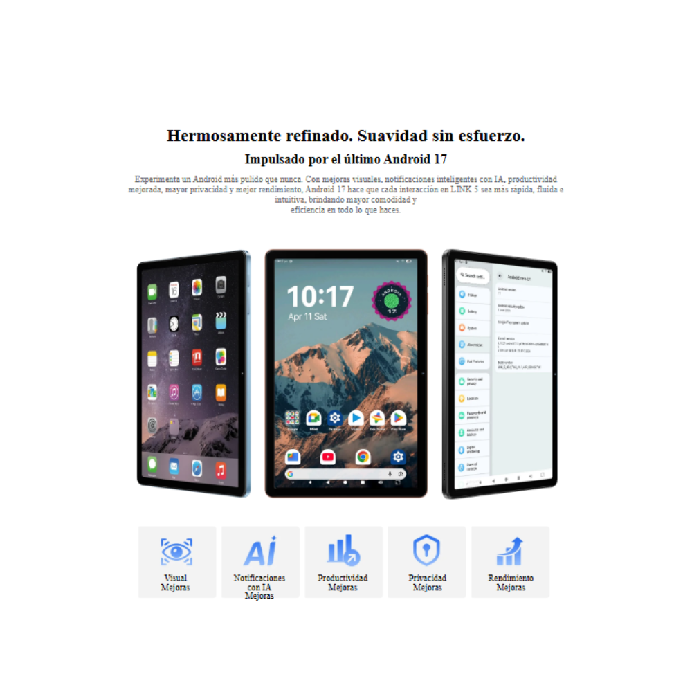 Blackview LINK 5: Tablet inteligente 11" con Android 17 - immagine 10