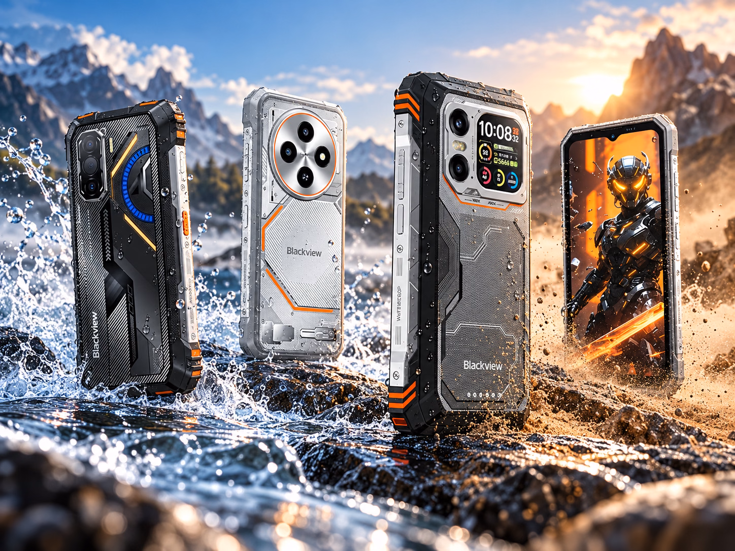 Smartphone rugged Blackview resistenti all’acqua e alla polvere
